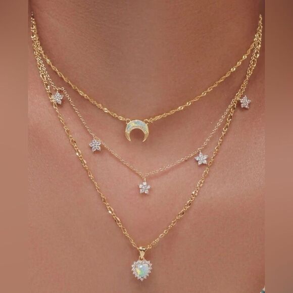 Free People Jewelry - boho layered necklace A729